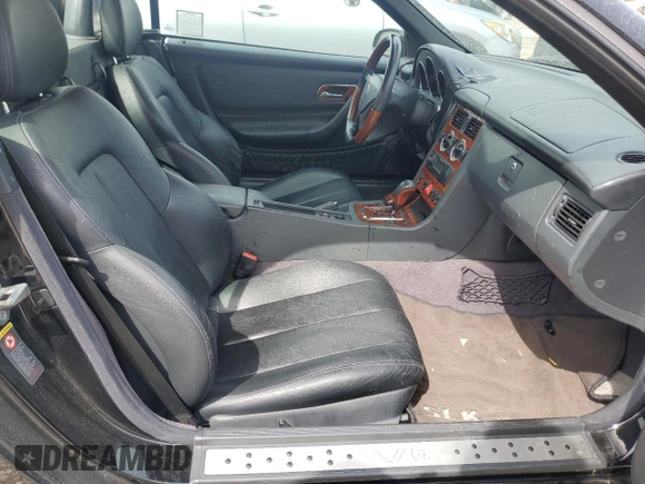 2001 Mercedes-Benz SLK 230/320 with VIN WDBKK65F01F216236, listed as a Copart auction lot 51431855 with 90,999 mi miles and Salvage title. Bid and sale history available at DreamBid. Image 10.