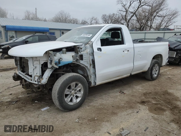 2021 Chevrolet Silverado 1500 Work Truck with VIN 3GCNWAEF0MG212471, listed as a Copart auction lot 86298184 with 72,916 mi miles and Salvage Title. Bid and sale history available at carsss.com. Image 1.