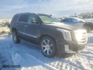 2020 Cadillac Escalade Premium Luxury with VIN 1GYS4CKJ3LR205116, listed as a Copart auction lot 87861635 with 90,708 mi miles and Salvage Title. Bid and sale history available at carsss.com. Image 4.
