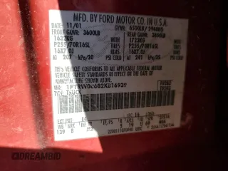 2002 Ford F-150 XLT with VIN 1FTRW08682KB16939, listed as a Copart auction lot 82190324 with 161,831 mi miles and Clean Title. Bid and sale history available at carsss.com. Image 13.