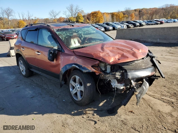 2003 Nissan Murano SE with VIN JN8AZ08W93W217183, listed as a Copart auction lot 77698384 with 0 mi miles and Salvage Title. Bid and sale history available at carsss.com. Image 4.