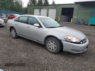 2008 Chevrolet Impala Police Police with VIN 2G1WS553081263442, listed as a Copart auction lot 48515535 with 121,075 mi miles and Salvage Title. Bid and sale history available at carsss.com. Image 4.