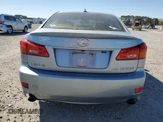 2008 Lexus IS 250 with VIN JTHCK262585022763, listed as a Copart auction lot 50690235 with 216,766 mi miles and Salvage Title. Bid and sale history available at carsss.com. Image 6.