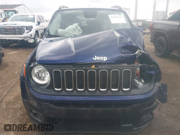 2017 Jeep Renegade Altitude with VIN ZACCJBBB0HPF03019, listed as a IAAI auction lot 42143122 with 173,218 mi miles and . Bid and sale history available at DreamBid. Image 13.
