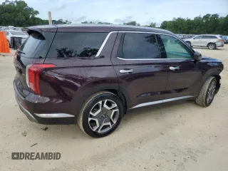 2024 Hyundai Palisade Limited z VIN KM8R5DGEXRU720618, wystawiony jako Copart lot #59579425 z przebiegiem 44 072 mil mil oraz Czysty tytuł • Clean title. Historia ofert i sprzedaży dostępna na DreamBid. Obrazek 3.