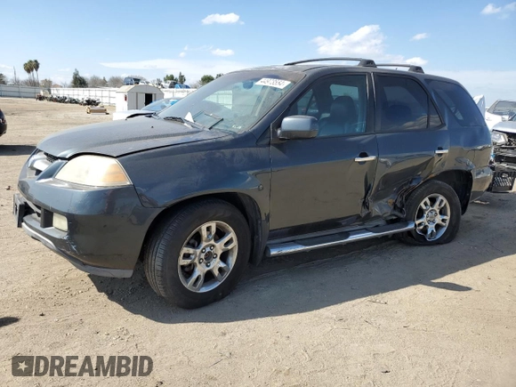 2006 Acura MDX Touring w/Navi with VIN 2HNYD18826H532288, listed as a Copart auction lot 44973554 with 0 mi miles and Non Repairable. Bid and sale history available at carsss.com. Image 1.