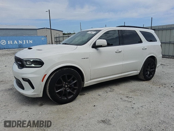 2022 Dodge Durango R/T z VIN 1C4SDJCT9NC230229, wystawiony jako Copart lot #56567995 z przebiegiem 12 626 mil mil oraz Czysty tytuł • Clean title. Historia ofert i sprzedaży dostępna na DreamBid. Obrazek 1.