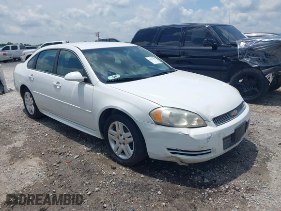 2013 Chevrolet Impala LT with VIN 2G1WG5E35D1215821, listed as a IAAI auction lot 39876555 with 152,325 mi miles and . Bid and sale history available at DreamBid. Image 1.