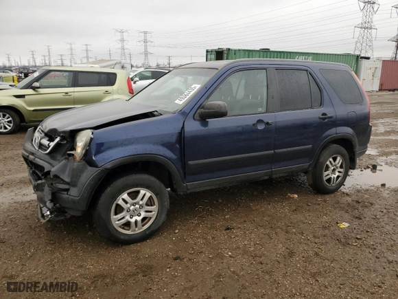 2003 Honda CR-V EX with VIN SHSRD78843U106125, listed as a Copart auction lot 49364435 with 154,338 mi miles and Salvage Title. Bid and sale history available at carsss.com. Image 1.