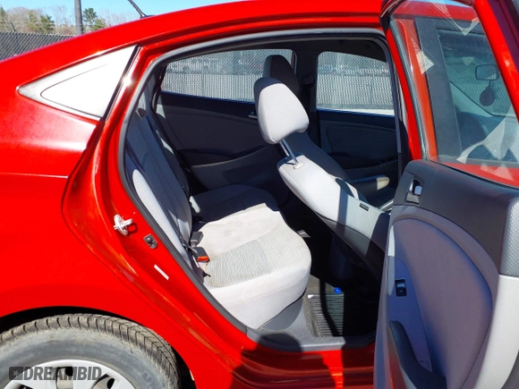 2016 Hyundai Accent SE with VIN KMHCT4AE0GU030054, listed as a IAAI auction lot 41700616 with 1 mi miles. Bid and sale history available at carsss.com. Image 8.