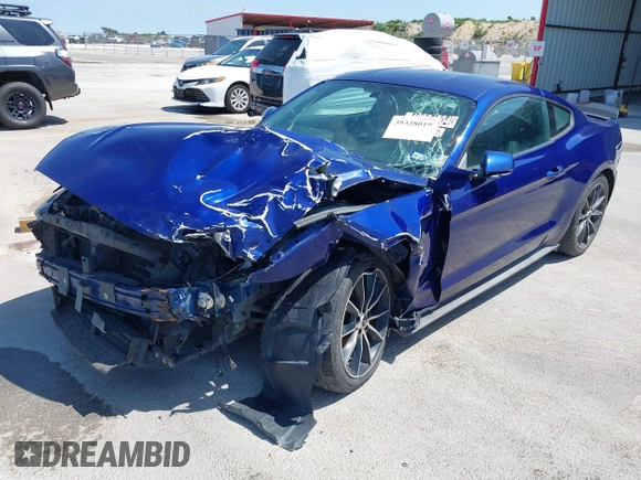 2016 Ford Mustang EcoBoost with VIN 1FA6P8TH1G5262053, listed as a IAAI auction lot 39328019 with 129,567 mi miles. Bid and sale history available at carsss.com. Image 2.