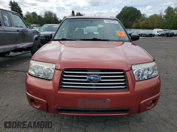 2006 Subaru Forester 2.5 X with VIN JF1SG63666G736146, listed as a Copart auction lot 75563734 with 177,229 mi miles and Salvage Title. Bid and sale history available at carsss.com. Image 5.
