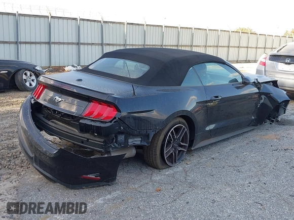 2021 Ford Mustang EcoBoost with VIN 1FATP8UH6M5103235, listed as a IAAI auction lot 40711543 with 52,470 mi miles. Bid and sale history available at carsss.com. Image 4.