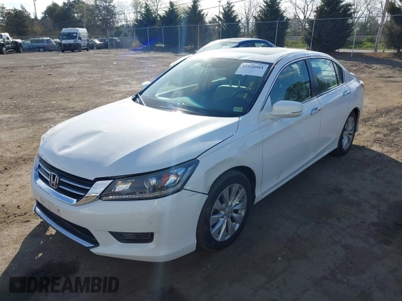 2014 Honda Accord EX-L with VIN 1HGCR2F82EA163330, listed as a IAAI auction lot 41920561 with 86,890 mi miles and . Bid and sale history available at carsss.com. Image 2.