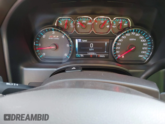 2018 Chevrolet Silverado 1500 LTZ with VIN 3GCUKSEC8JG487892, listed as a IAAI auction lot 41488036 with 142,559 mi miles. Bid and sale history available at carsss.com. Image 7.