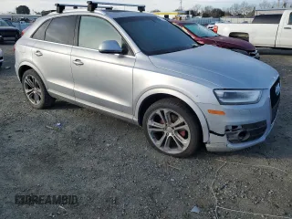 2015 Audi Q3 Premium Plus with VIN WA1BFCFSXFR002032, listed as a Copart auction lot 45018675 with 157,989 mi miles and Clean title. Bid and sale history available at DreamBid. Image 4.
