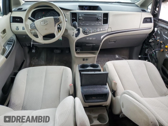 2014 Toyota Sienna LE AAS with VIN 5TDKK3DC7ES417550, listed as a Copart auction lot 53429155 with 126,855 mi miles and Salvage Title. Bid and sale history available at carsss.com. Image 8.