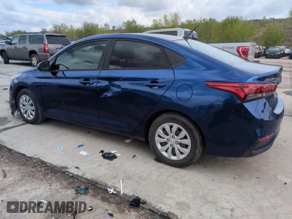 2021 Hyundai Accent SEL with VIN 3KPC24A61ME135728, listed as a Copart auction lot 56217095 with 40,181 mi miles and Salvage title. Bid and sale history available at DreamBid. Image 2.