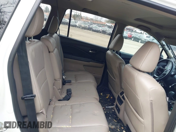 2018 Honda Pilot EX-L with VIN 5FNYF5H52JB022986, listed as a IAAI auction lot 41613038 with 1 mi miles. Bid and sale history available at carsss.com. Image 8.