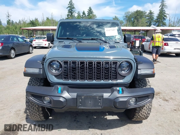 2024 Jeep Wrangler Rubicon X z VIN 1C4RJXR6XRW240316, wystawiony jako IAAI lot #42477607 z przebiegiem 41 375 mil mil oraz . Historia ofert i sprzedaży dostępna na DreamBid. Obrazek 12.