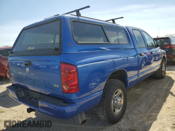 2007 Dodge Ram 2500 SLT with VIN 3D7KR28A57G817628, listed as a Copart auction lot 74386664 with 139,940 mi miles and Salvage Title. Bid and sale history available at carsss.com. Image 3.