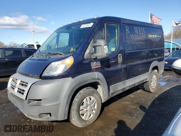 2014 Ram ProMaster Cargo with VIN 3C6TRVNG2EE116053, listed as a Copart auction lot 45610195 with 211,855 mi miles and Clean Title. Bid and sale history available at DreamBid. Image 1.