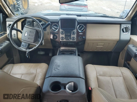 2015 Ford F-250 Lariat with VIN 1FT7W2BT9FEB30158, listed as a Copart auction lot 60708155 with 206,125 mi miles and Salvage title. Bid and sale history available at DreamBid. Image 8.