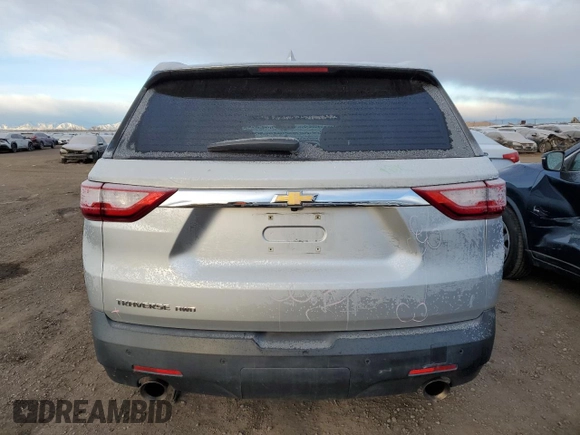 2018 Chevrolet Traverse LS with VIN 1GNEVLKW3JJ196030, listed as a Copart auction lot 84103714 with 108,762 mi miles and Salvage Title. Bid and sale history available at carsss.com. Image 6.