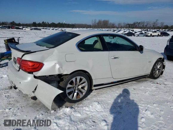 2013 BMW 3 Series 328i xDrive with VIN WBAKF3C50DJ385590, listed as a Copart auction lot 41650135 with 117,066 mi miles and Salvage Title. Bid and sale history available at carsss.com. Image 3.
