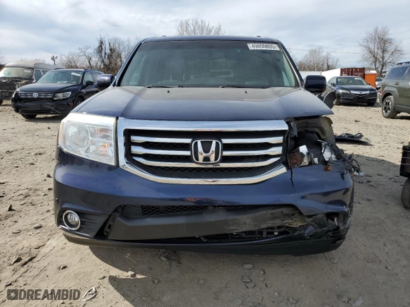 2015 Honda Pilot Touring with VIN 5FNYF4H99FB013531, listed as a Copart auction lot 49855805 with 129,872 mi miles and Salvage Title. Bid and sale history available at carsss.com. Image 5.