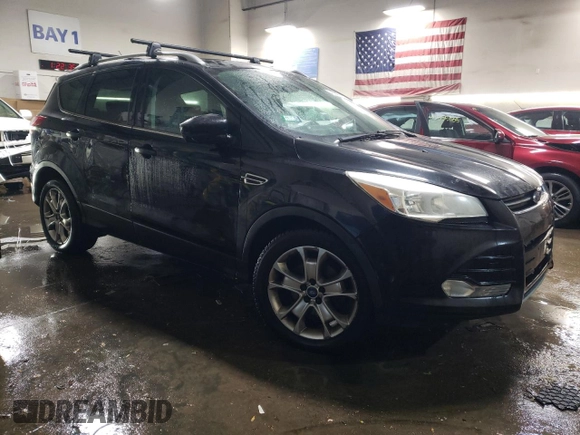 2014 Ford Escape Titanium with VIN 1FMCU0JX1EUA82250, listed as a Copart auction lot 45347295 with 150,897 mi miles and Salvage Title. Bid and sale history available at carsss.com. Image 4.