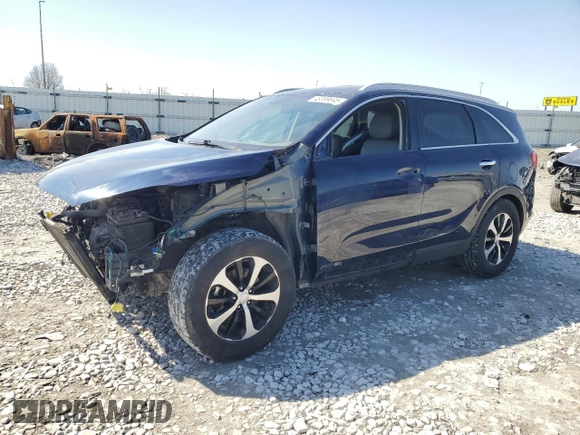 2016 Kia Sorento EX with VIN 5XYPHDA51GG181283, listed as a Copart auction lot 48399645 with 138,688 mi miles and Salvage Title. Bid and sale history available at carsss.com. Image 1.