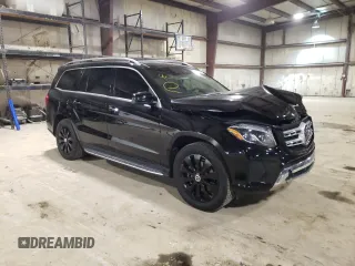 2019 Mercedes-Benz GLS with VIN 4JGDF6EE7KB235649, listed as a Copart auction lot 49802953 with 54,468 mi miles. Bid and sale history available at carsss.com. Image 4.