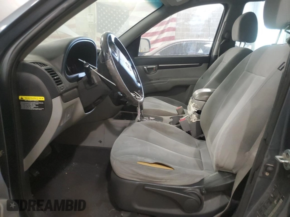 2009 Hyundai Santa Fe SE with VIN 5NMSH73E69H235016, listed as a Copart auction lot 56721295 with 180,214 mi miles and Salvage title. Bid and sale history available at DreamBid. Image 7.