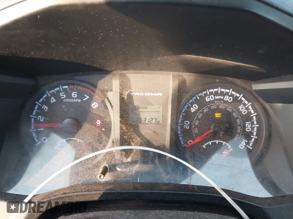 2016 Toyota Tacoma SR with VIN 5TFRX5GN1GX051753, listed as a IAAI auction lot 41313838 with 263,127 mi miles. Bid and sale history available at carsss.com. Image 7.