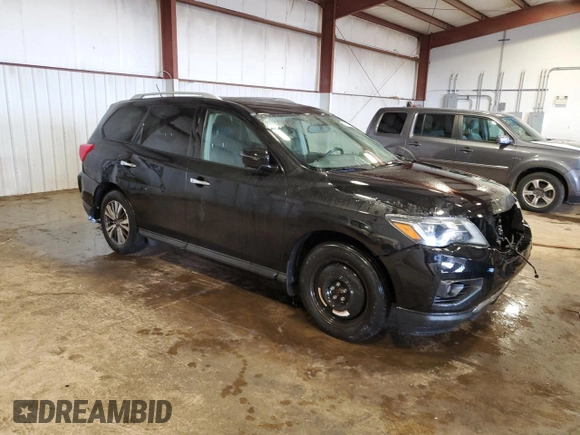 2017 Nissan Pathfinder SL with VIN 5N1DR2MM3HC914121, listed as a Copart auction lot 50707625 with 160,800 mi miles and Salvage Title. Bid and sale history available at DreamBid. Image 4.