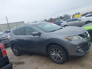 2015 Nissan Rogue SL with VIN 5N1AT2MT9FC875950, listed as a IAAI auction lot 41621949 with 107,605 mi miles. Bid and sale history available at carsss.com. Image 13.