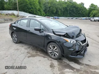2021 Nissan Versa SV with VIN 3N1CN8EV7ML806320, listed as a Copart auction lot 64251185 with 39,157 mi miles and Salvage title. Bid and sale history available at DreamBid. Image 4.