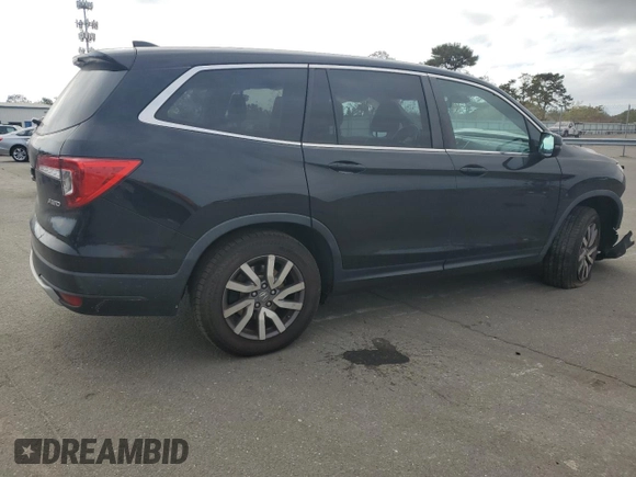 2021 Honda Pilot EX-L z VIN 5FNYF6H57MB031712, wystawiony jako Copart lot #77119974 z przebiegiem 140 118 mil mil oraz Nie do naprawy • Non repairable. Historia ofert i sprzedaży dostępna na DreamBid. Obrazek 3.