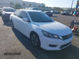 2014 Honda Accord LX z VIN 1HGCR2F35EA106494, wystawiony jako IAAI lot #41963348 z przebiegiem 175 032 mil mil oraz . Historia ofert i sprzedaży dostępna na DreamBid. Obrazek 1.