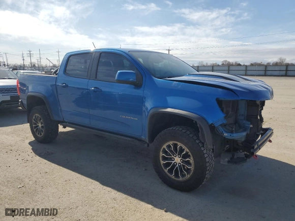 2022 Chevrolet Colorado 4WD ZR2 with VIN 1GCGTEEN0N1309640, listed as a Copart auction lot 47205285 with 30,936 mi miles and Salvage Title. Bid and sale history available at carsss.com. Image 4.