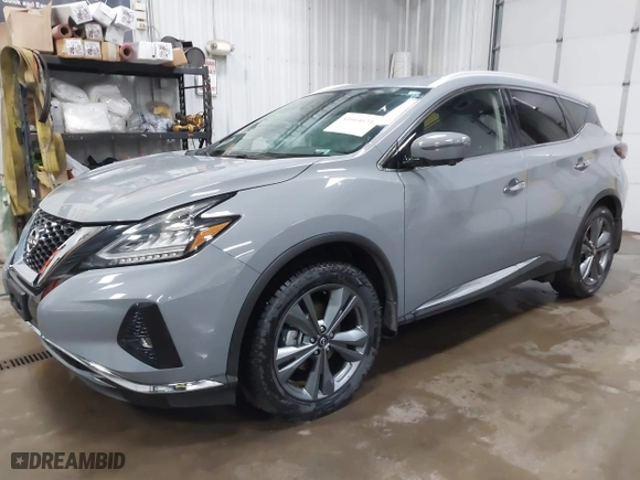 2023 Nissan Murano Platinum with VIN 5N1AZ2DS0PC127479, listed as a IAAI auction lot 41664634 with 27,698 mi miles. Bid and sale history available at carsss.com. Image 18.