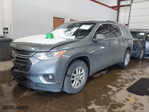 2018 Chevrolet Traverse LT Cloth with VIN 1GNERGKW9JJ148480, listed as a IAAI auction lot 41615478 with 113,157 mi miles. Bid and sale history available at carsss.com. Image 18.