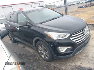2013 Hyundai Santa Fe GLS z VIN KM8SNDHF9DU001197, wystawiony jako IAAI lot #42338652 z przebiegiem 109 683 mil mil oraz . Historia ofert i sprzedaży dostępna na DreamBid. Obrazek 1.
