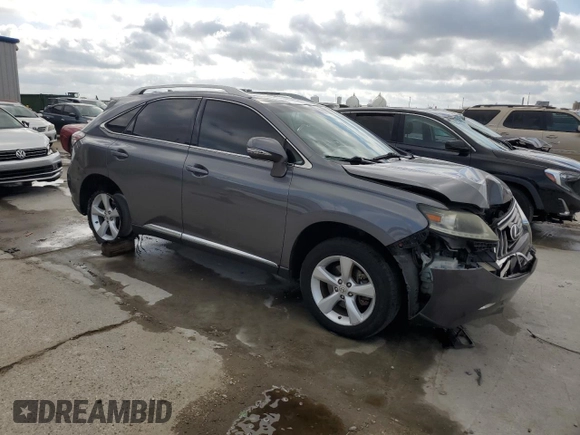 2015 Lexus RX 350 with VIN 2T2ZK1BA1FC176465, listed as a Copart auction lot 57111575 with Not provided miles and Salvage title. Bid and sale history available at DreamBid. Image 4.