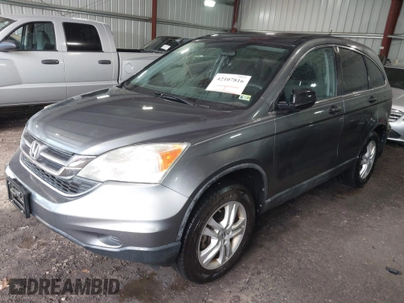 2010 Honda CR-V EX with VIN 5J6RE3H54AL033927, listed as a IAAI auction lot 42107816 with 98,957 mi miles and . Bid and sale history available at carsss.com. Image 2.