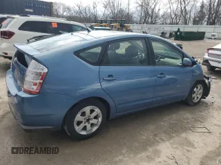 2008 Toyota Prius with VIN JTDKB20U287795881, listed as a Copart auction lot 53742565 with Not Provided miles and Clean Title. Bid and sale history available at carsss.com. Image 3.