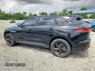 2017 Jaguar F-Pace 35t Premium with VIN SADCJ2BV5HA069243, listed as a Copart auction lot 63555645 with 98,909 mi miles and Salvage title. Bid and sale history available at DreamBid. Image 2.