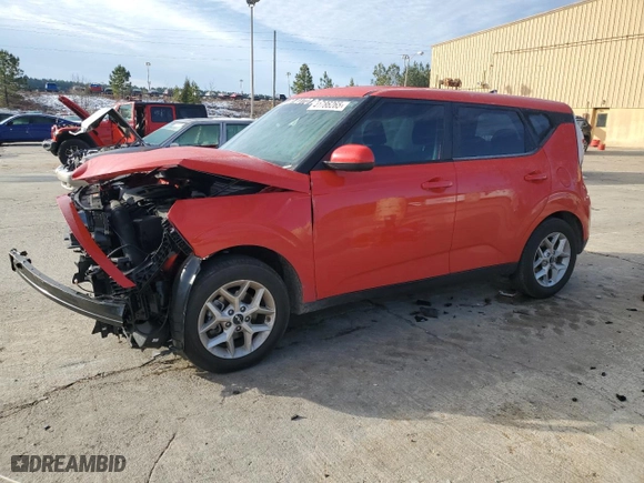 2025 Kia Soul LX with VIN KNDJ23AU9S7248047, listed as a Copart auction lot 41786265 with 12,366 mi miles and Salvage Title. Bid and sale history available at carsss.com. Image 1.