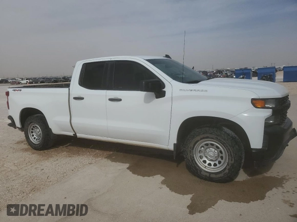2020 Chevrolet Silverado 1500 Work Truck with VIN 1GCRYAEF0LZ165873, listed as a Copart auction lot 48058265 with 72,254 mi miles and Clean Title. Bid and sale history available at carsss.com. Image 4.